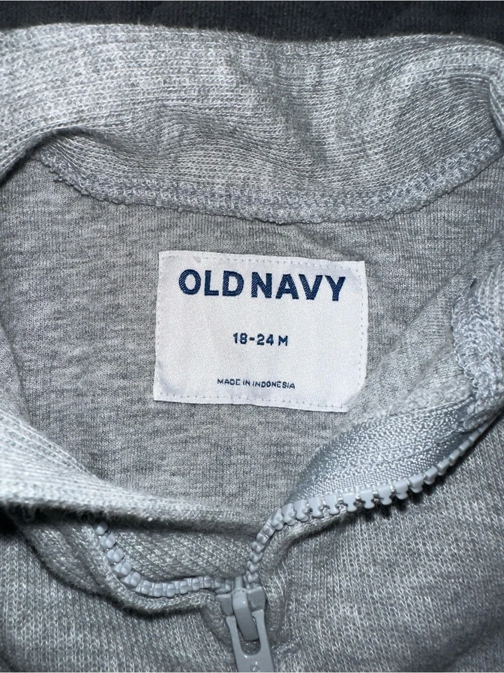 Old Navy Gray Quarter-Zip Pullover Hoodie - Kids